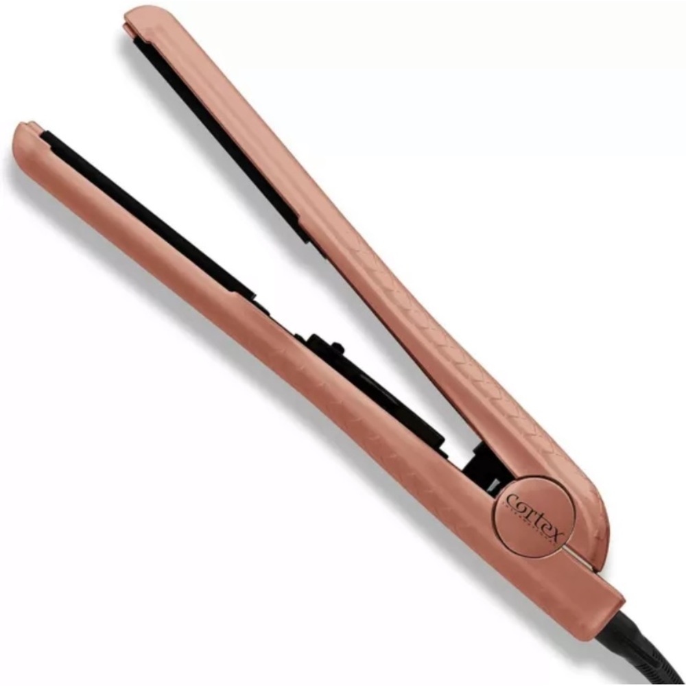 New Cortex Blk Ceramic Plates Pro Flat Iron, Rose Gold new in box